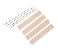 SOLUSTRE Kit de Réparation Haute Température Fil Chauffant 4pcs de Machine à Sceller Bande Chauffante en Aluminium et Tissu Performance D'étanchéité pour Emballages Plastiques