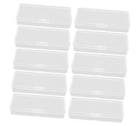 SOLUSTRE Lot de 10 Boîtes de Rangement Plastique pour Recyclage des Lames, Boîte à Déchets Pratique et Sécurisée, pour Usage Quotidien et Décoration de Bureau