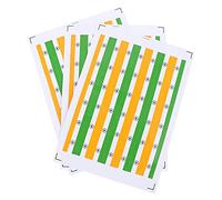 SOLUSTRE Lot de 126 Autocollants Visage Drapeau National Inde en Papier Respirant pour Coupe D'europe de Football Finition Soignée et Design Créatif