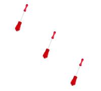 SOLUSTRE Lot De 3 Brosses De Nettoyage En Silicone Pour Bouteilles Poignée Amovible Facile À Nettoyer Pour Bouteilles Deau Lave-vaisselle Brosse Polyvalente Pour Bouteilles