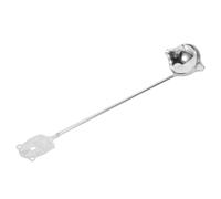 SOLUSTRE Louche à Sauce Argentée Facile à Nettoyer en Acier Inoxydable avec Bec Verseur, Manche Long, Design Raffiné Accessoire Polyvalent Cuisine
