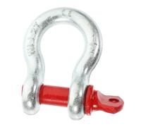 SOLUSTRE Manille Anti-rouille Acier Galvanisée D'ancrage en Galvanisé 2t 1/2 Structure Simple Boucle Anneau pour Levage et Déchargement