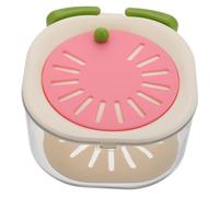 SOLUSTRE Panier égouttoir à fruits et légumes avec couvercle en PET, filtre rétractable, récipient 2 en 1 pour cuisine ménagère