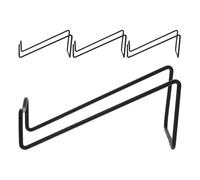 SOLUSTRE Petits Porte-Assiettes pour Bouteilles de Vin et d'eau, Design Élégant Lot de 4 Noir Multifonctionnels Cuisine et Salle à Manger