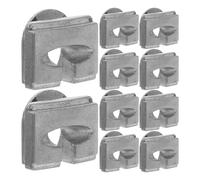 SOLUSTRE Pièces de Rechange pour Débroussailleuse 10pcs Œillets en Alliage d'Aluminium pour Tête de Coupe-Bordures, Accessoires pour Tondeuse et Coupe-Herbe