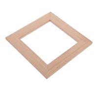 SOLUSTRE Plaque Murale Décorative en Bois Massif pour Interrupteur Simple 8,6x8,6 Cm Autocollant Protection Murale Finition Bois de Teck Couverture Légère Adhésive pour Rénovation