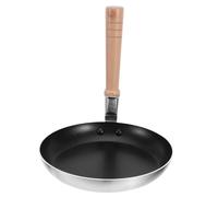 SOLUSTRE Poêle à œufs Oyakodon : Poêle à omelette japonaise en aluminium à chauffage rapide avec poignée verticale - Cuiseur pour crêpes et petit-déjeuner