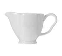 SOLUSTRE Pot à Lait en Céramique Blanc 150ml avec Bec Verseur Spécial et Poignée Ergonomique, Design Élégant pour Réceptions et Rassemblements