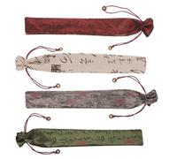 SOLUSTRE pour Éventail Pliant en Tissu pour Usage Quotidien et Mariages 4 Paquet Lot de 4 Pièces, Facile à Ouvrir et Fermer, Protection Élégante pour Éventail Portable