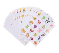 SOLUSTRE Stickers Récompense Animaux et Fruits 20 Feuilles Autocollants Adhésifs pour École et Loisirs Enfants Garçon Fille