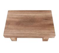 SOLUSTRE Tabouret Marche-Pied en Bois, Repose-Pieds Stable pour Maison | Confort D’usage, Structure Stable, Aide à Soulager la Pression Assise, Format Compact pour Chambre Cuisine