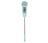 SOLUSTRE Thermomètre Abs pour Acier Inoxydable, Protection et Aiguille de Cuisson Électronique à Lecture Instantanée Écran Lcd Digital, Portable Facile à Utiliser, en Aliments Solides