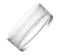 SOLUSTRE Vase en Verre Transparent Rond pour Plantes et Poissons, Jardinière Hydroponique Délicate en Verre Résistant, Décoration Chic Maison ou Présent