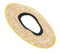 SOLUSTRE Visière de Casque de Chantier en Paille Protection Solaire Intégrale pour Hommes, Accessoire Respirant et Amovible, pour Sandales Femme Travailleurs Couleur Couleur Aléatoire