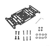 Solution de montage pour boîtes aux lettres en saillie ou post-montage nécessitant une fixation stable sur supports sans