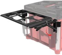 Solution de stockage pliable pour boîte à outils avec boîte latérale, adapté pour système de packout et accessoires