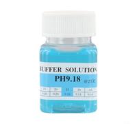 Solution d'étalonnage du pH 50 ml, liquide tampon standard 4.00/6.86/9.18 pour un test précis du pH-mètre, fluide d'étalonnage d'électrode de qualité laboratoire pour la science, la culture