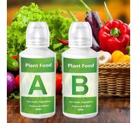 Solution nutritive pour plantes hydroponiques, 2 pièces/boîte, Kit de Solution d'engrais A et B, fleurs, fruits, culture sans sol, Solution nutritive