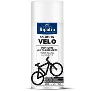 RIPOLIN, Solution Vélo, Aérosol Peinture, Finition Mate, Format Spray pour une application rapide, Ne coule pas, Riche en pigment, Résiste aux UV et conditions extérieures - Blanc Mont Blanc - 400 ml