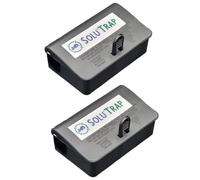 SOLUTRAP - Poste d'appatage sécurisé et Professionnel pour Souris et Petits rongeurs (Lot de 2 unités)