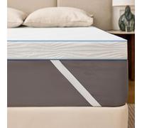 Solviente Surmatelas 90x190cm - Mémoire de Forme Confortable, Surmatelas 5CM pour Adoucir Un Lit Trop Dur, Améliorer Un Matelas Usé, Idéal Étudiants & Jeunes Couples