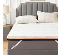 Solviente Surmatelas de qualité supérieure 180 x 200 cm - H3-7,5 cm - Mousse à mémoire de forme et mousse froide - Orthopédique et respirante - Certifié Oeko-TEX® - Housse amovible - Antidérapant