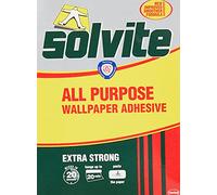 Solvite Colle à papier peint ultrarésistante multiusage Système Fast Mix Permet de coller 20 rouleaux