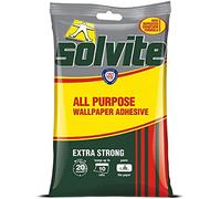 Solvite Extra-forte tous usages Fast Mix Lot de 10 rouleaux de Papier peint adhésif à suspendre,185 g
