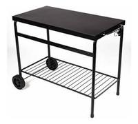 SOMAGIC Desserte pour plancha Elda en métal - Noir - 90x47 cm Noir G