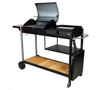 Somagic - Duo Barbecue charbon + plancha électrique Broadway