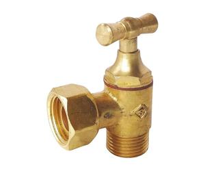 SOMATHERM 153-17 Robinet de Chasse équerre m12/17-laiton Brut, Gris | Coupez facilement votre eau grâce à ce robinet équerre en laiton, installation facile et durable.