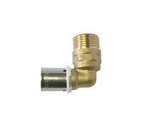 Somatherm 3304-12-15 Coude à sertir 90° mâle D12 M1/2
