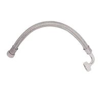 SOMATHERM Flexible Sanitaire en Inox ACS DN10 - Débit Optimisé - L 100cm - Femelle droit - Ecrou Tournant 1/2 - Femelle coudé