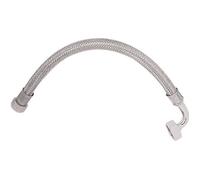 SOMATHERM Flexible Sanitaire en Inox ACS DN10 - Débit Optimisé - L 50cm - Femelle droit - Ecrou tournant 1/2"" - Femelle Coudé