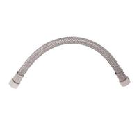 SOMATHERM Flexible Sanitaire en Inox ACS DN10 - Debit Optimise - L 50cm - Femelle Droit - Ecrou tournant 3-4 Axis