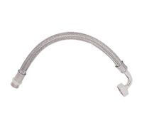 SOMATHERM Flexible Sanitaire en Inox ACS DN8 - Débit Standard - L 50cm - Mâle droit 1/2 et coudé - Femelle - Ecrou tournant 3/4