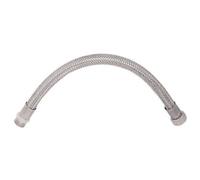 SOMATHERM Flexible Sanitaire en Inox ACS DN8 - Débit Standard - L 50cm - Mâle droit 1/2 - Femelle droit - Ecrou Tournant 3/8