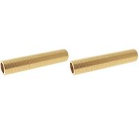 Somatherm For You 3540730011794 Tube Laiton FILETE 15/21 (x2) Brut à Visser-Mâle 15/21-Longueur 10cm-Sachet de 2 pièces (Lot de 2)