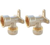 SOMATHERM FOR YOU 4747-20-15S Applique murale à compression pour tube MulticoucheØ20 Femelle 15/21 (1/2'')Permet de raccorder un tube multicoucheØ20 par simple vissage à un écrou sans outil spécifique