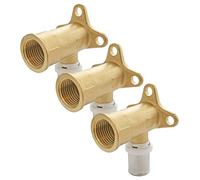 SOMATHERM FOR YOU - /5760-16-15 - Applique murale à sertir pour tube Multicouche Ø16 - Femelle 15/21 (1/2'') Permet de raccorder un tube Multicouche de diamètre Ø16 (Lot de 3)