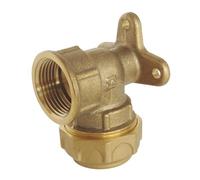 somatherm raccord laiton pe - applique murale - femelle pe ø 25 - taraudage 3/4' G