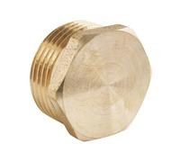 Bouchon laiton Mâle 15/21 (1/2") lot de 2