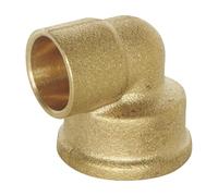 SOMATHERM FOR YOU - Coude laiton à souder - Femelle 15/21 - Pour tube cuivre Ø14 - Sachet de 2 pièces