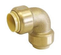 Raccord coudé à 90° égal à emboîter en laiton Somatherm 14mm