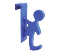 SOMATHERM FOR YOU, Crochet décoratif bleu pour sèche-serviette à tube plat - Idéal pour suspendre vos serviettes - Design élégant et pratique pour votre salle de bain