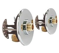 SOMATHERM FOR YOU - Fixation pour robinetterie Lavabo pour tube Multicouche Ø16 raccord à compression sortie mâle 12/17 (3/8")