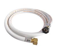 SOMATHERM FOR YOU, Flexible caoutchouc pour gaz Butane/Propane - Longueur 1 mètre - Raccords écrou tournant 20/150 et 15/21 - Durée de vie 10 ans - Idéal pour appareils à gaz