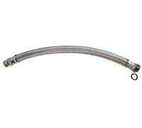 SOMATHERM FOR YOU, Flexible de chauffage 3/4" avec écrou tournant et raccord mâle, longueur 500 mm, DN20, tresses en acier galvanisé, tuyau EPDM, pression max 6 bars, température max 90°C