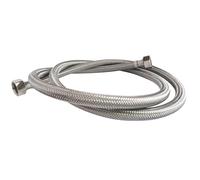SOMATHERM FOR YOU, Flexible sanitaire 1500mm DN10 - Raccord 2 écrous tournants 1/2" - Acier inox et EPDM - Résistant, souple et étanche - Norme ACS et certification QB - Pression max 10 bars