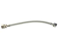 SOMATHERM FOR YOU, Flexible sanitaire 300mm - Raccord bicône pour tube cuivre Ø14mm - Ecrou tournant 1/2" - Acier inoxydable EPDM - Norme ACS - Résistant, souple et durable